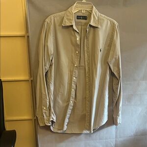 Ralph Lauren Men's Gray Button-Down Shirt